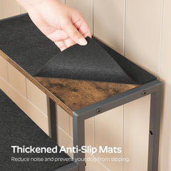 YATINEY dog stairs feature a metal-frame construction for strong support.