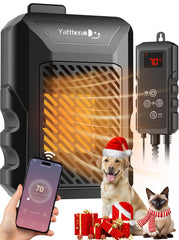 Yattberak dog house heater app-remote shows remote management for outdoors