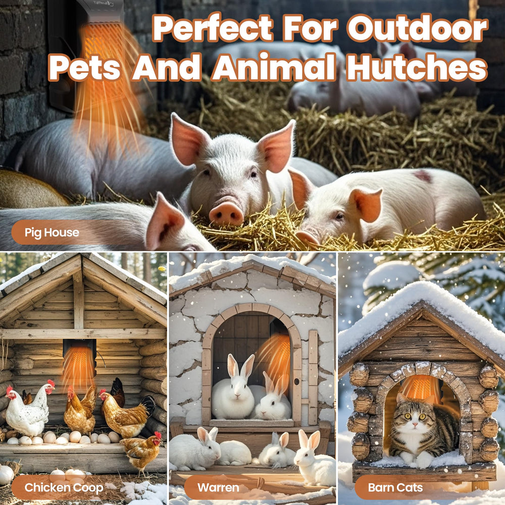 Yattberak dog house heater-chew-resistant-cord represents pet-safe durability