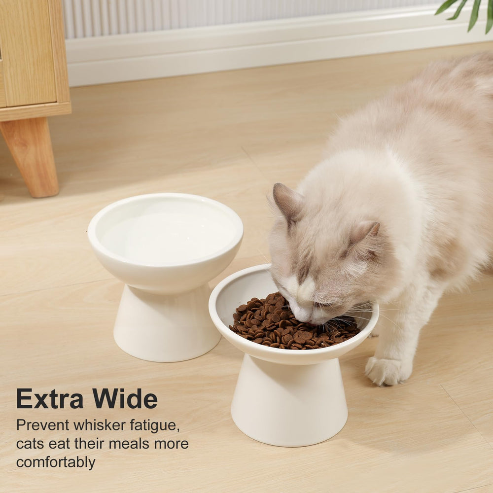 YauYik ceramic cat bowl top glaze highlights durable lead-free material.