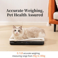 YauYik scale hold function captures weight of restless pets