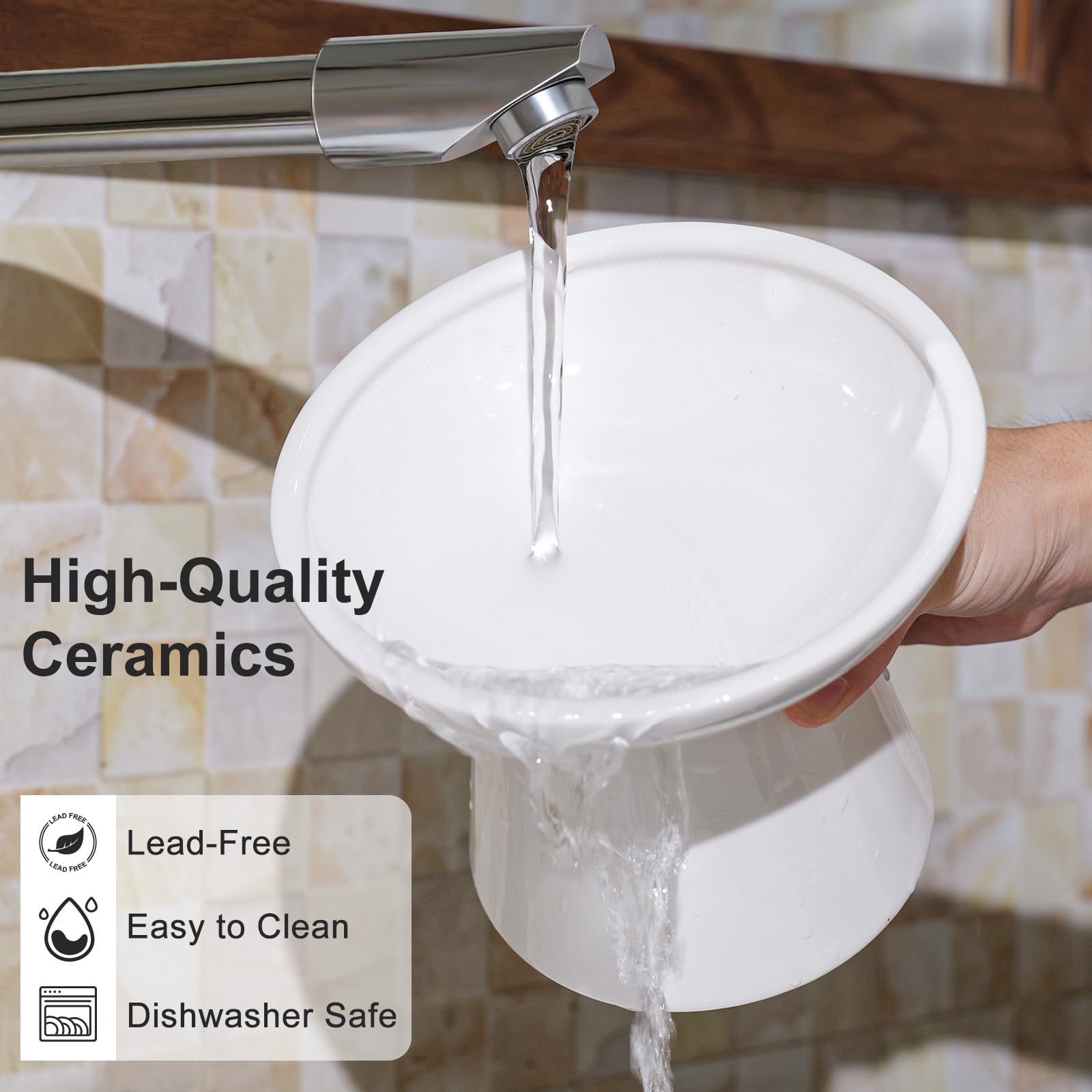 YauYik white reactive glaze finish adds subtle luster and durability.