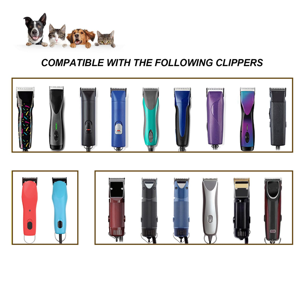 YAZIYIR heat-resistant, rust-free blades optimize performance during long grooming.