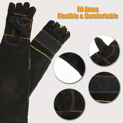 YBB gloves feature reinforced wing thumb design for flexible, easy object handling.