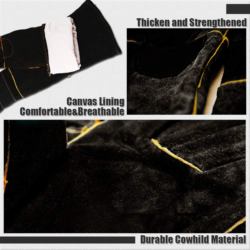 YBB gloves use heat-resistant Kevlar stitching for durable, long-lasting wear.