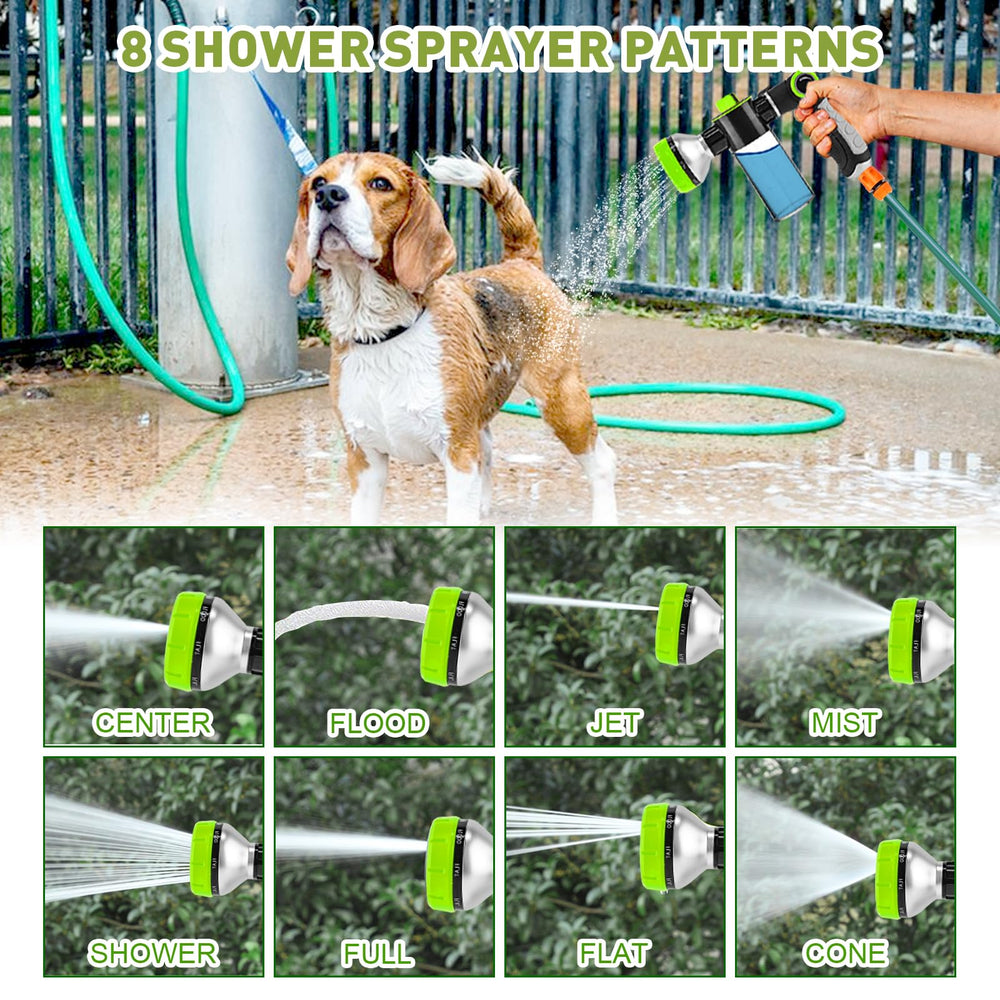 YCCOKJJ 6.56ft hose length provides flexible reach during dog baths.