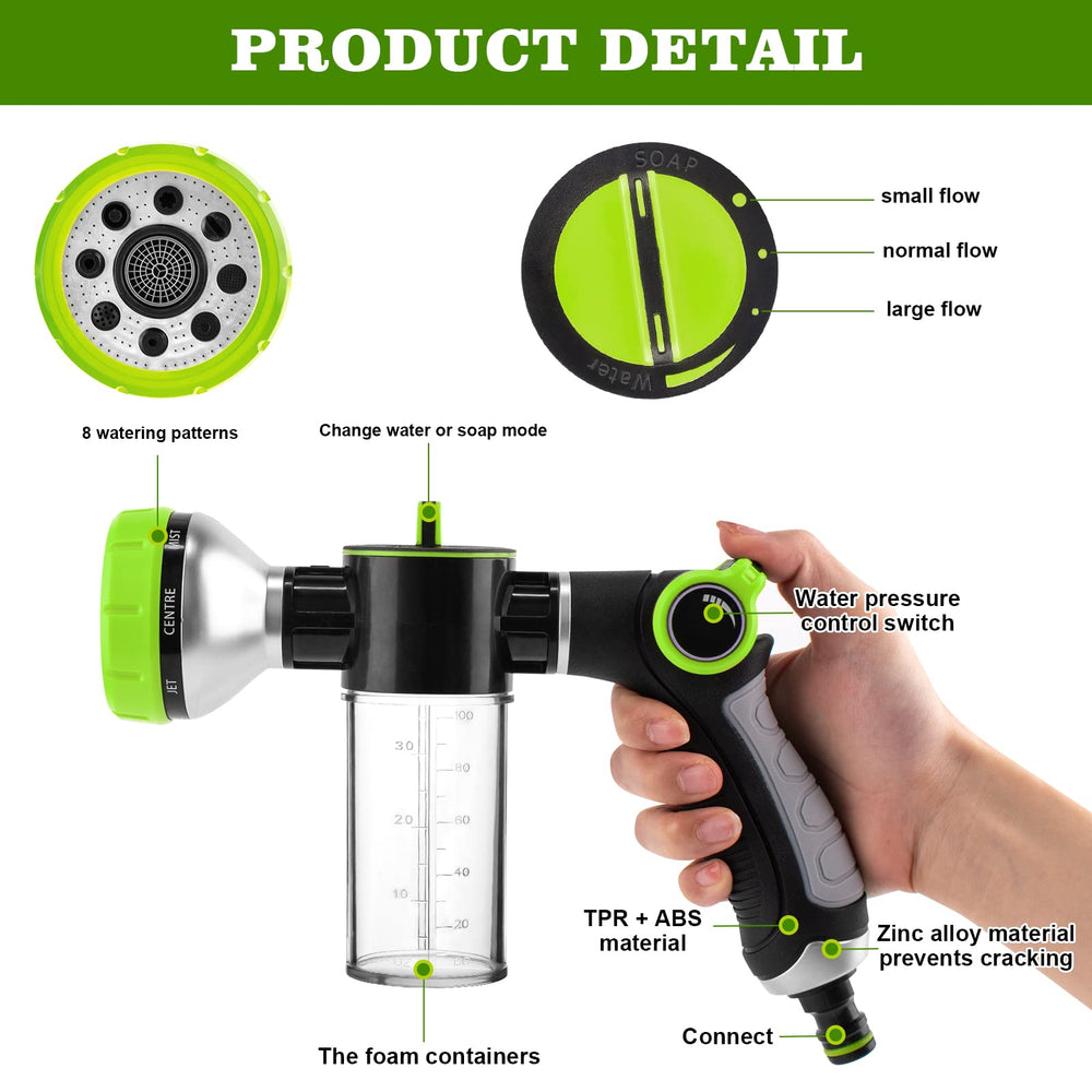 YCCOKJJ dog wash spray nozzle assembly simplifies pet baths.
