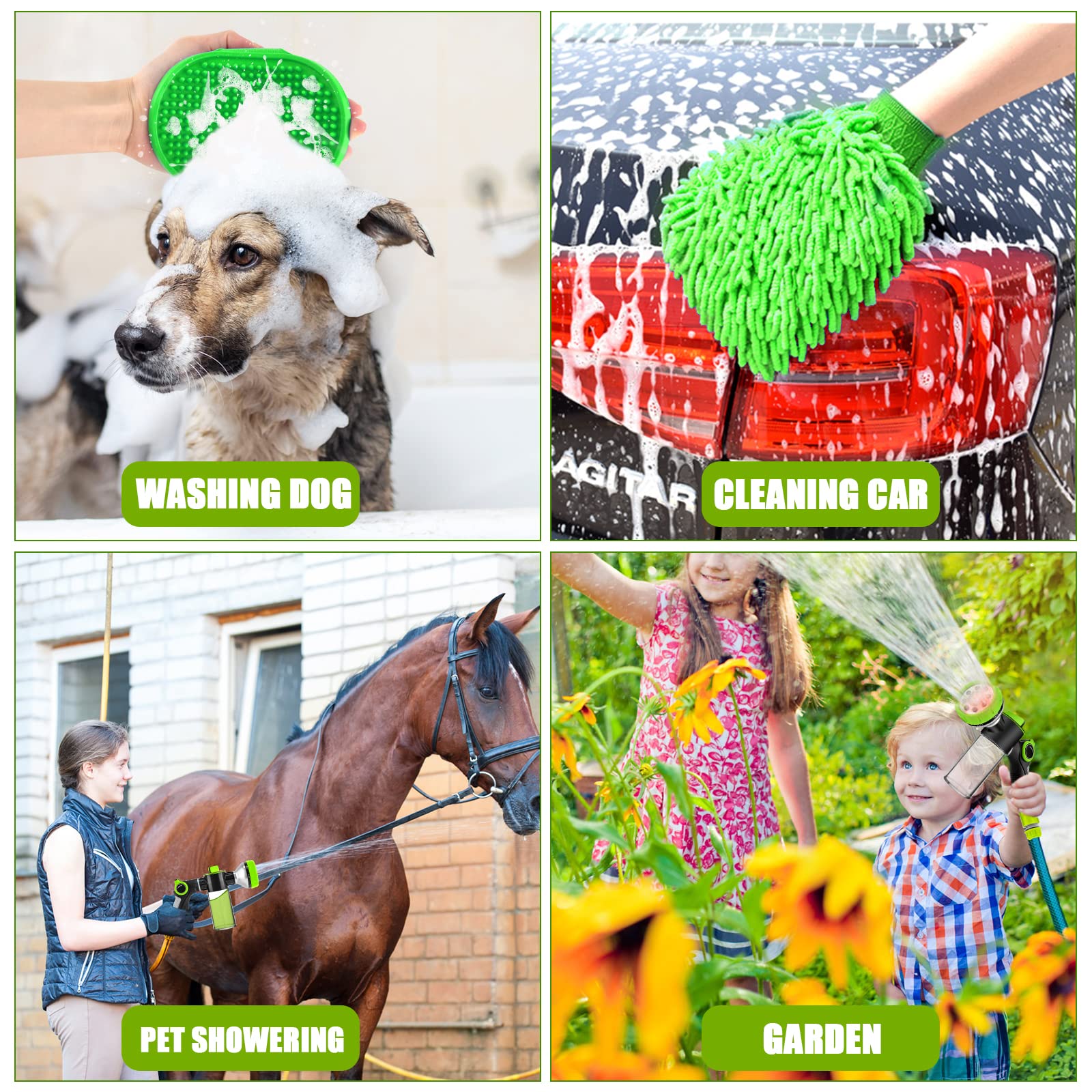 YCCOKJJ pet grooming comb and bath brush for quick detangling.