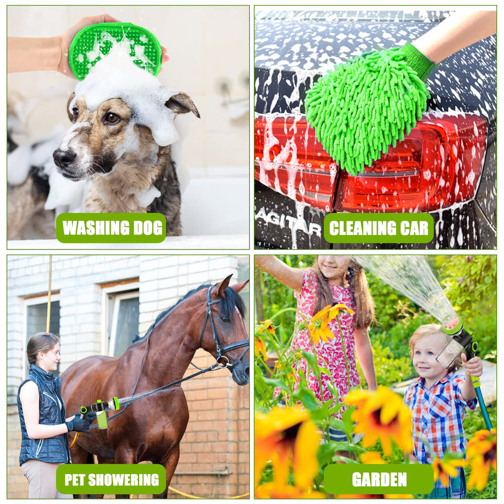 YCCOKJJ pet grooming comb and bath brush for quick detangling.
