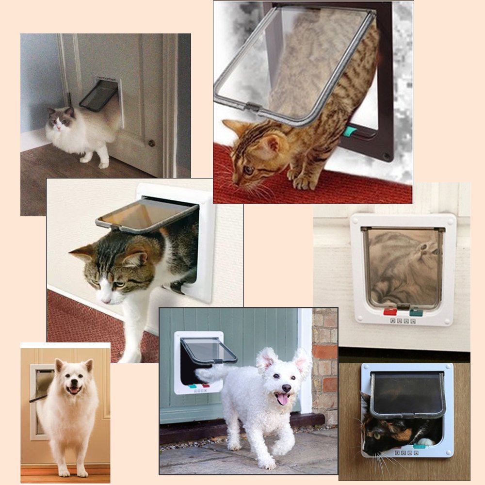 Ycozy XL cat door reduces noise with quiet passage after each use.