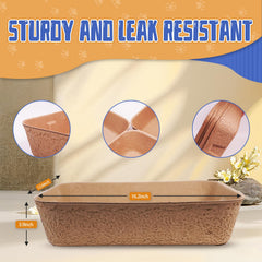 YCSKJK disposable cat litter box bottom waterproof layer highlights leak protection