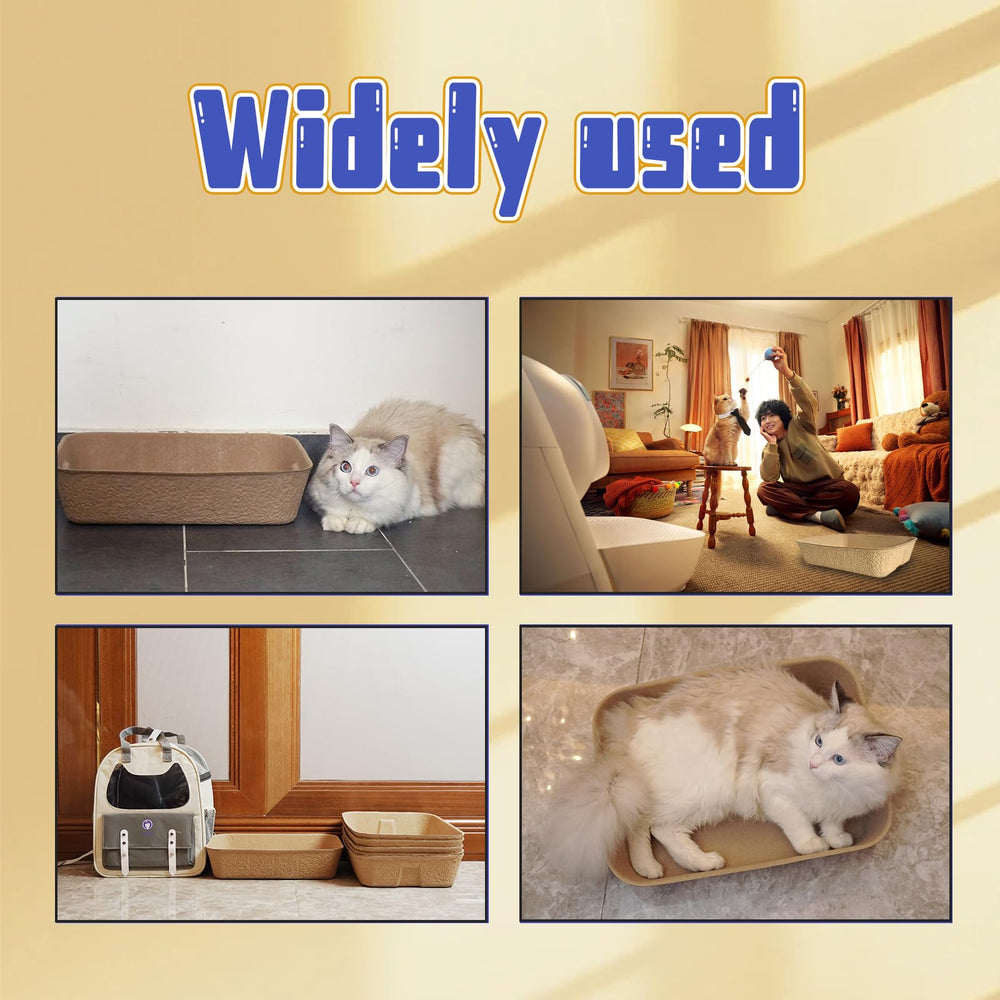 YCSKJK disposable cat litter box liner-compatibility fits hooded boxes