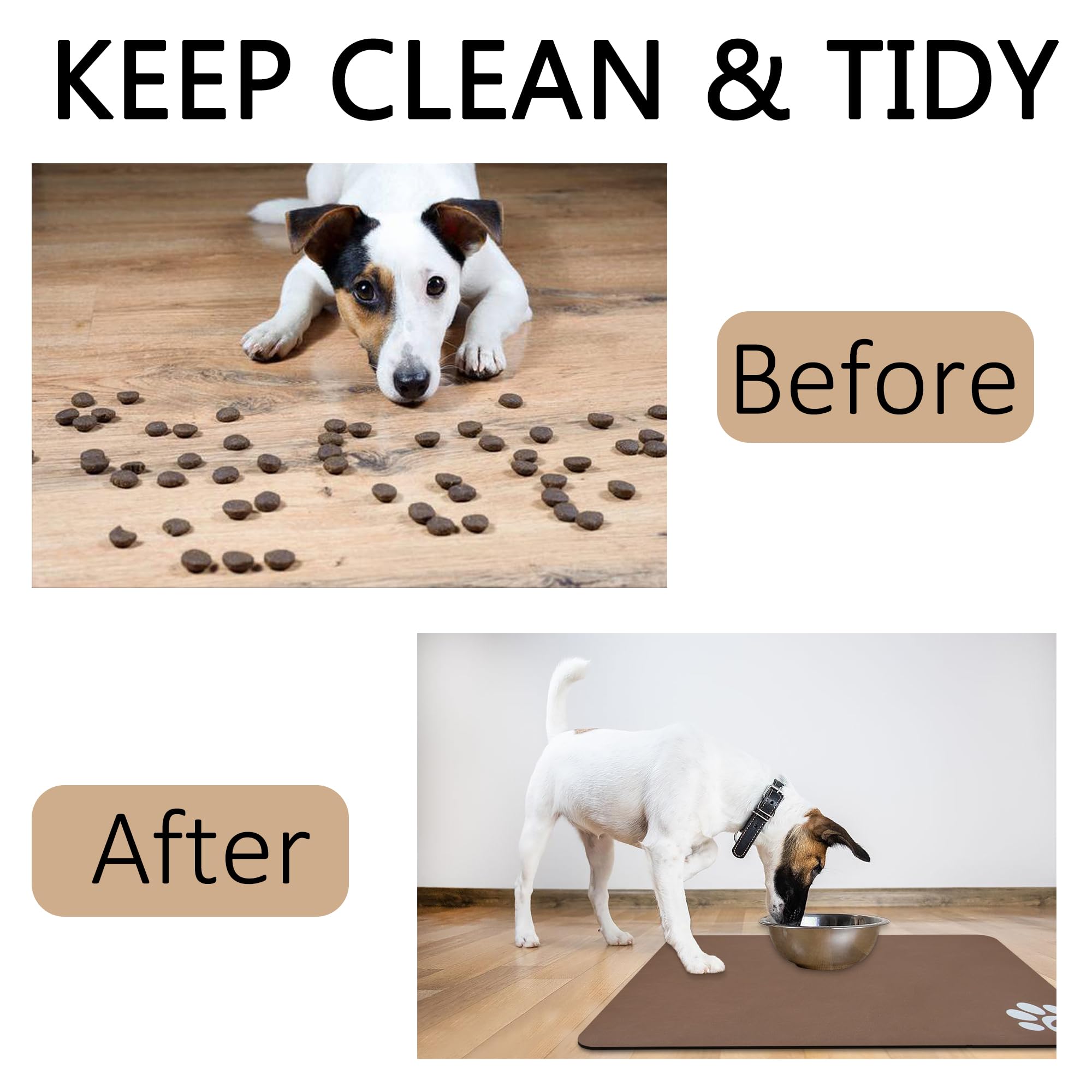 YCT Pet Feeding Mat offers soft, durable material that resists wear
