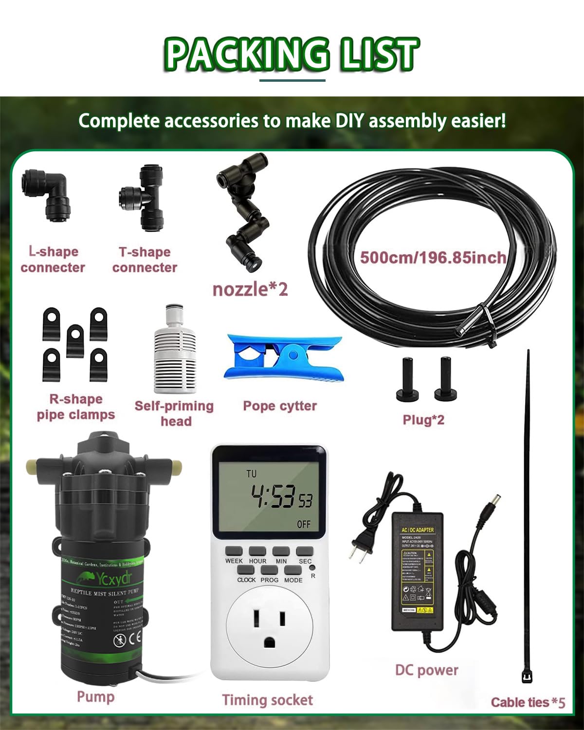 Ycxydr extendable nozzle system illustrating scalability to ten nozzles
