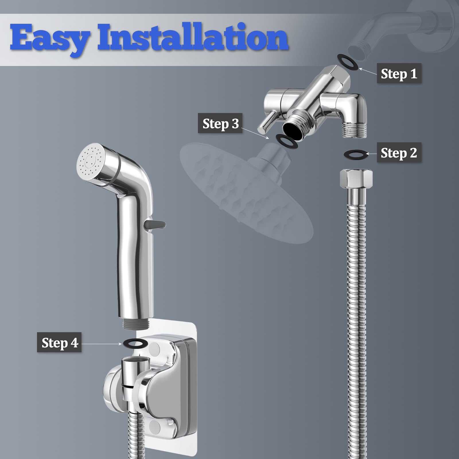 YDmeet chrome finish close-up highlights corrosion resistance