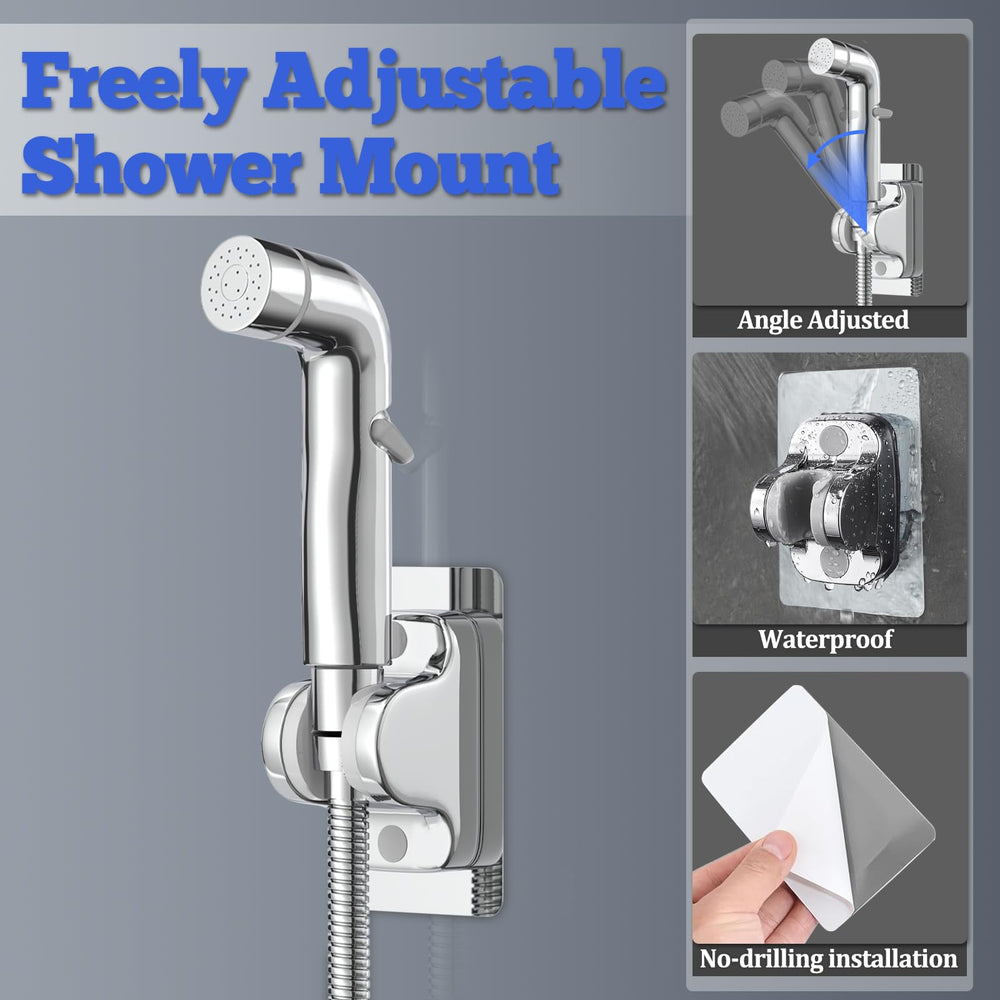 YDmeet long stainless steel hose provides thorough washing reach