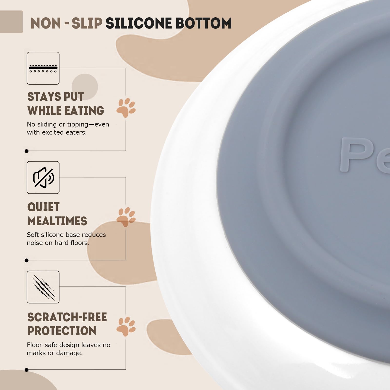YEAHGO 10-ounce capacity bowls suit small meals and light between-meal snacks.