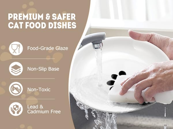 YEAHGO ceramic bowls with easy-clean surface for daily use.