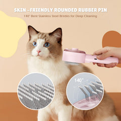 YEAHGO Cat Steam Brush, modo de doble chorro para controlar pelos