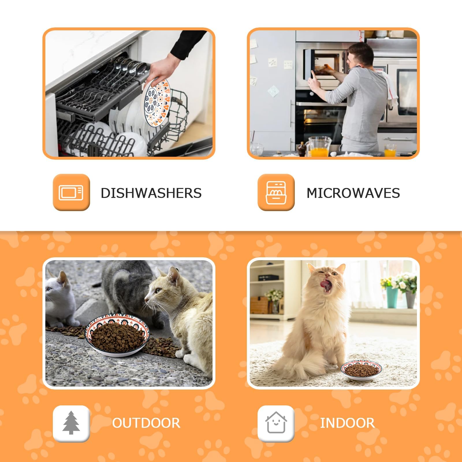YeahGo bowls suitable for wet, dry food and water