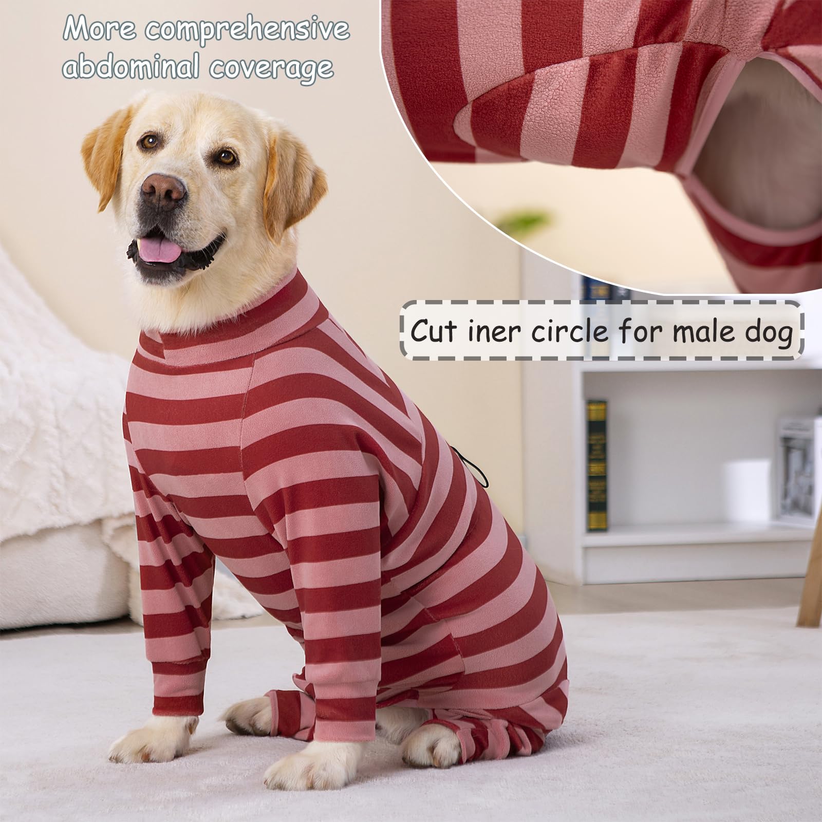 Yeapeeto available xl-7xl dog pajamas fit large and medium dogs comfortably.