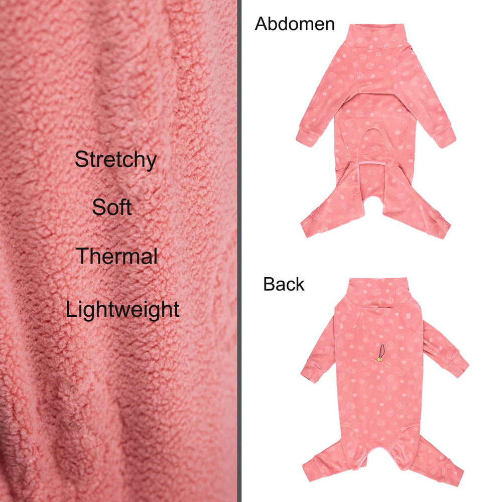Yeapeeto dog coat warmth lightweight polar fleece highlights soft, quick-drying warmth