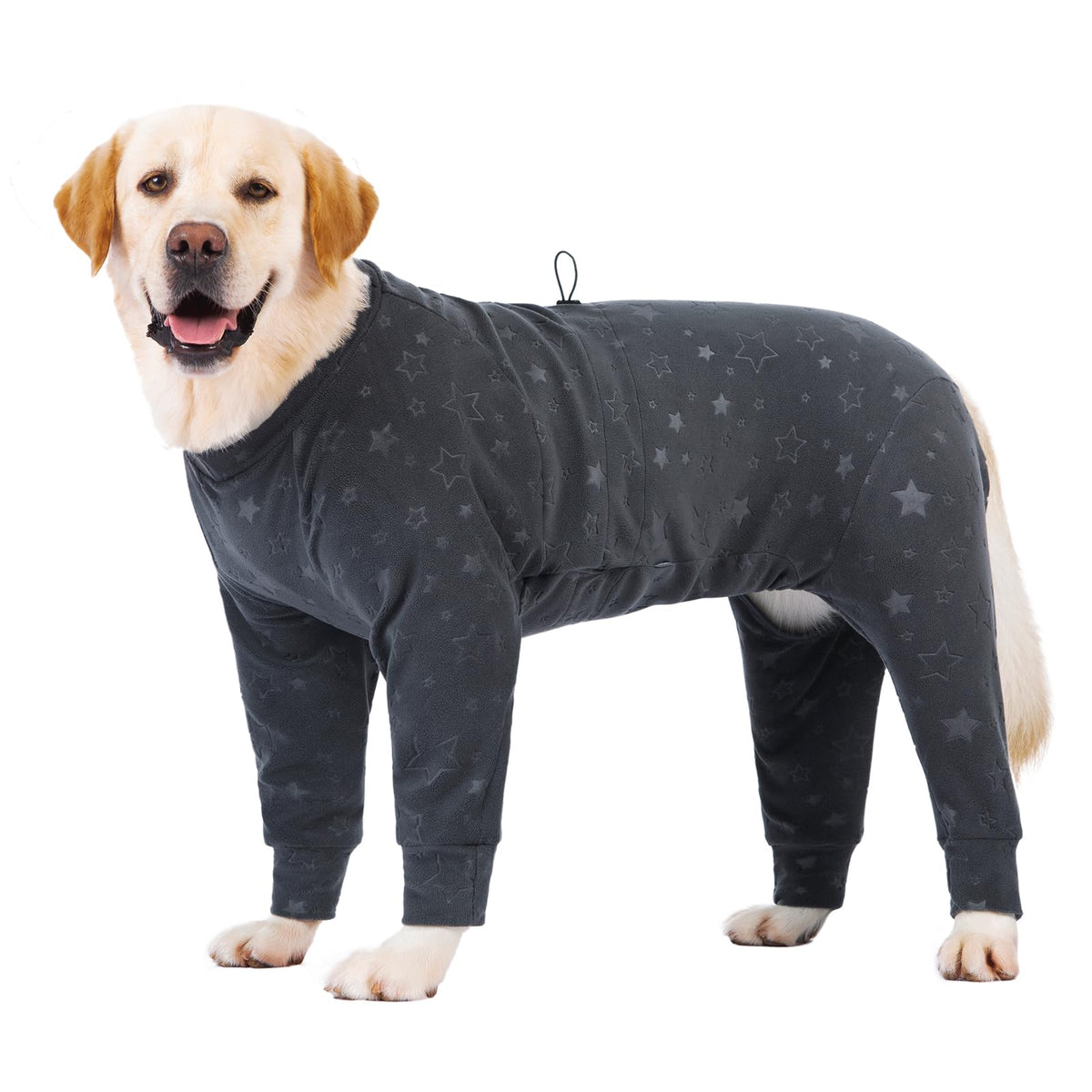 Yeapeeto dog coat embossed pattern close-up enhances winter style