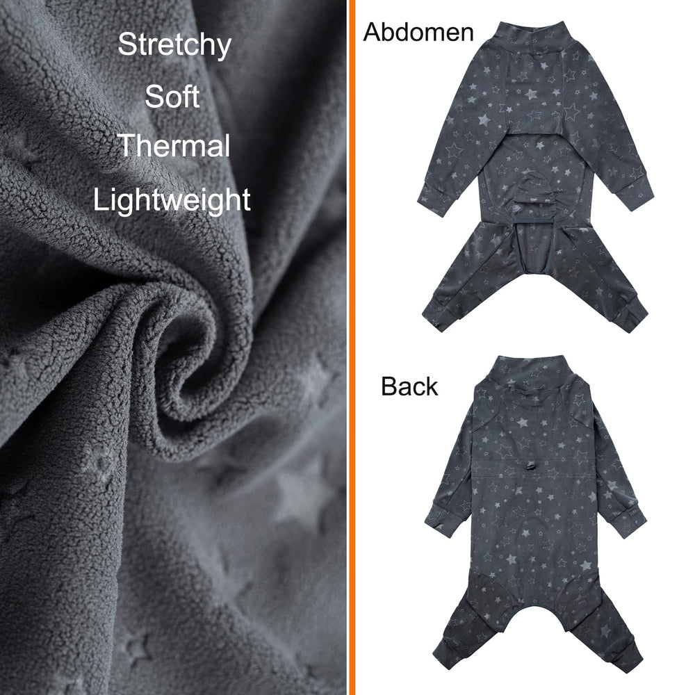 Yeapeeto dog coat warm polar fleece fabric provides cozy heat