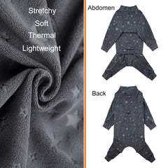 Yeapeeto dog coat warm polar fleece fabric provides cozy heat