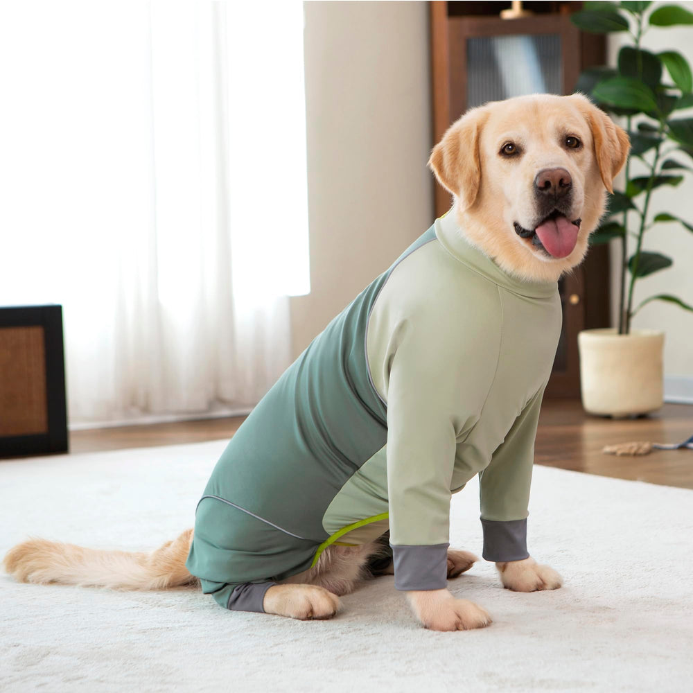 Yeapeeto dog onesie coat easy-care machine-washable for simple cleanup