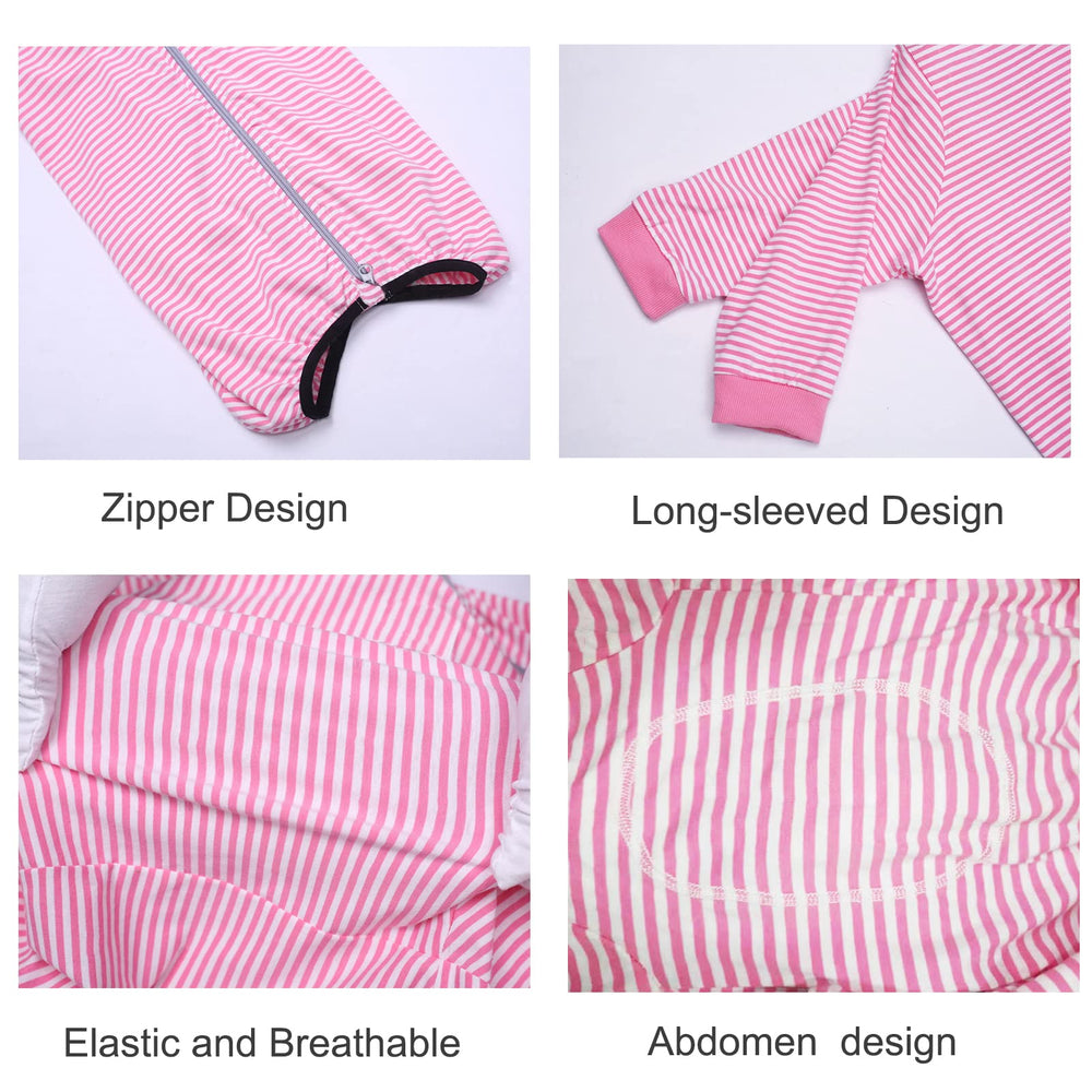 Breathable cotton-spandex close-up for comfort on Yeapeeto dog onesie