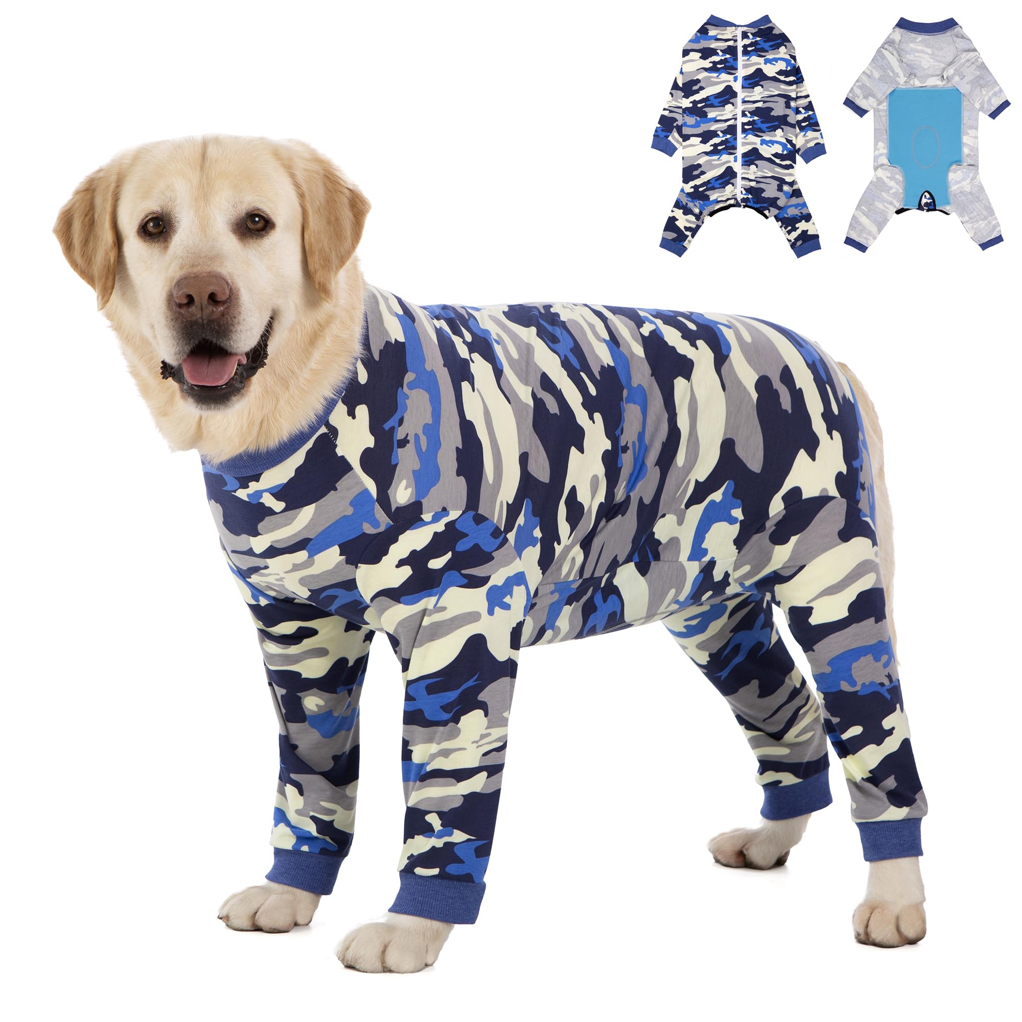 Yeapeeto recovery suit front zip entry enables easy on-off for post-surgery care.
