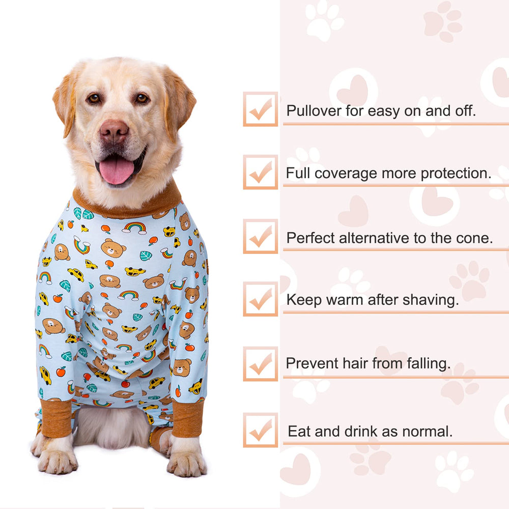 Yeapeeto dog recovery wear machine washable for easy cleaning after wear.