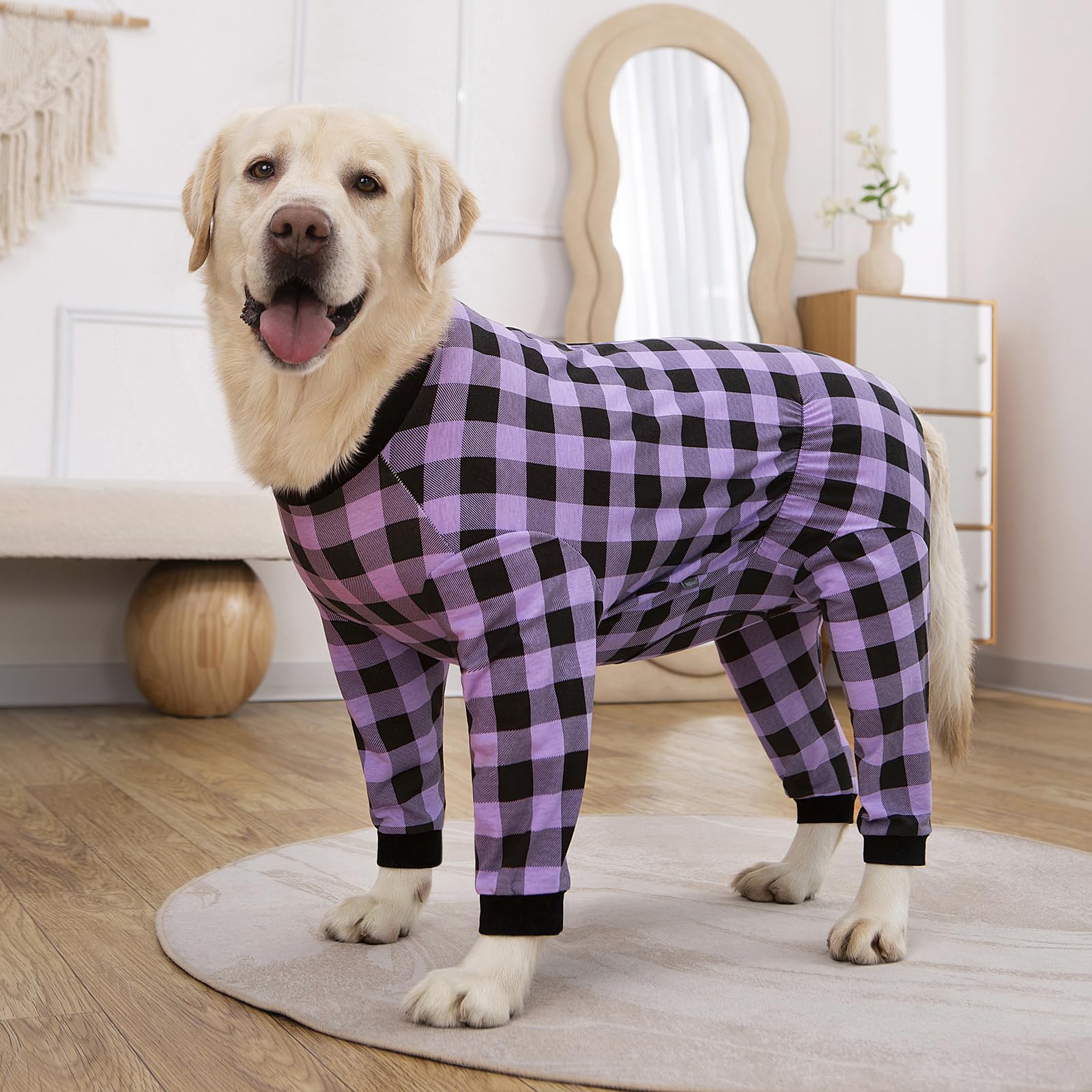 Yeapeeto dog recovery suit size chart preview helps fit selection