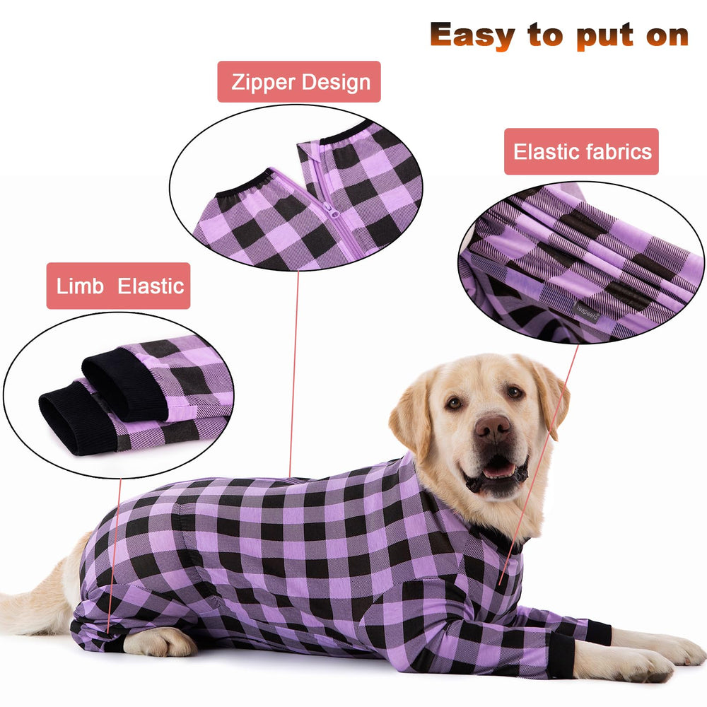 Yeapeeto dog surgery onesie abdominal protection with reinforced seam
