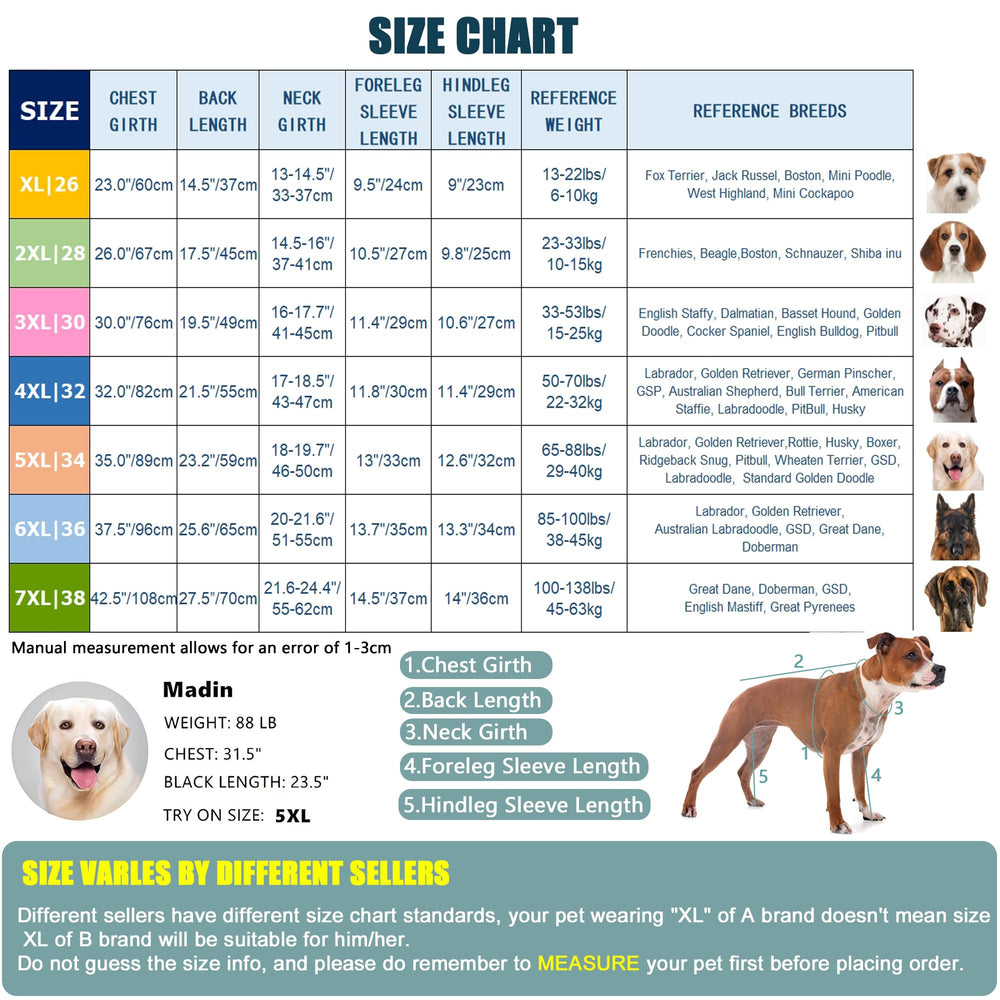 Yeapeeto dog surgery onesie cone alternative enables easy meals and potty breaks.