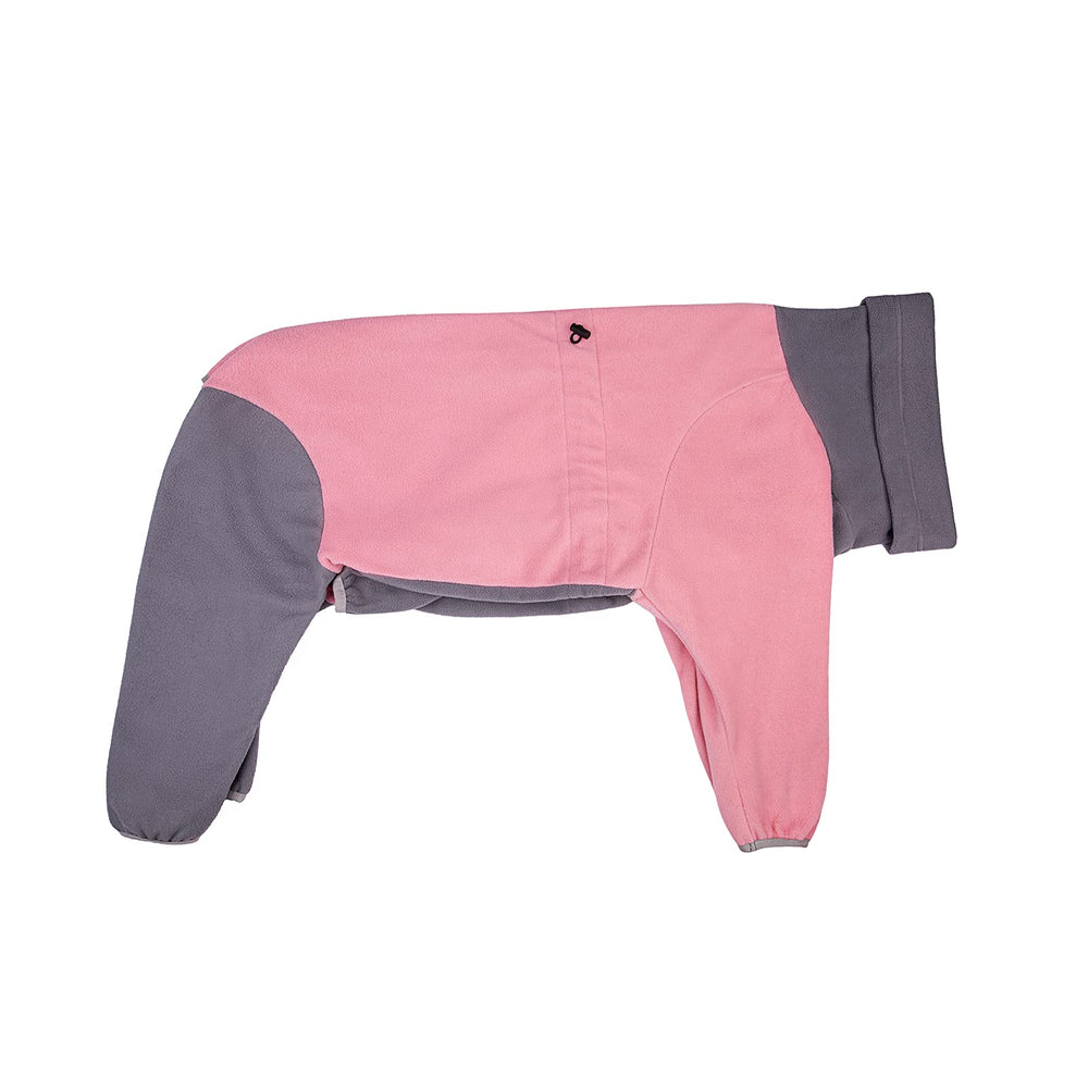 Yeapeeto Pink XL dog winter coat soft fleece offers cozy, comfortable wear.
