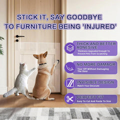 Yeatem clear single-sided adhesive protector demonstrates discreet protection against scratches