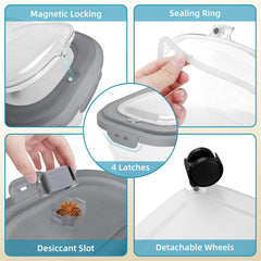 YECERCAN-dog-food-bin-wheels enables easy mobility even when full.