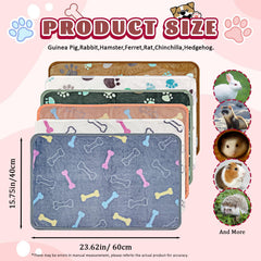 YedsIntu guinea pig blanket is reversible with mylar for extra warmth.