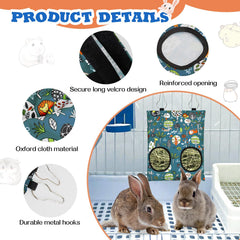 YedsIntu oxford-cloth hay bag demonstrates soft, durable construction that protects hay.
