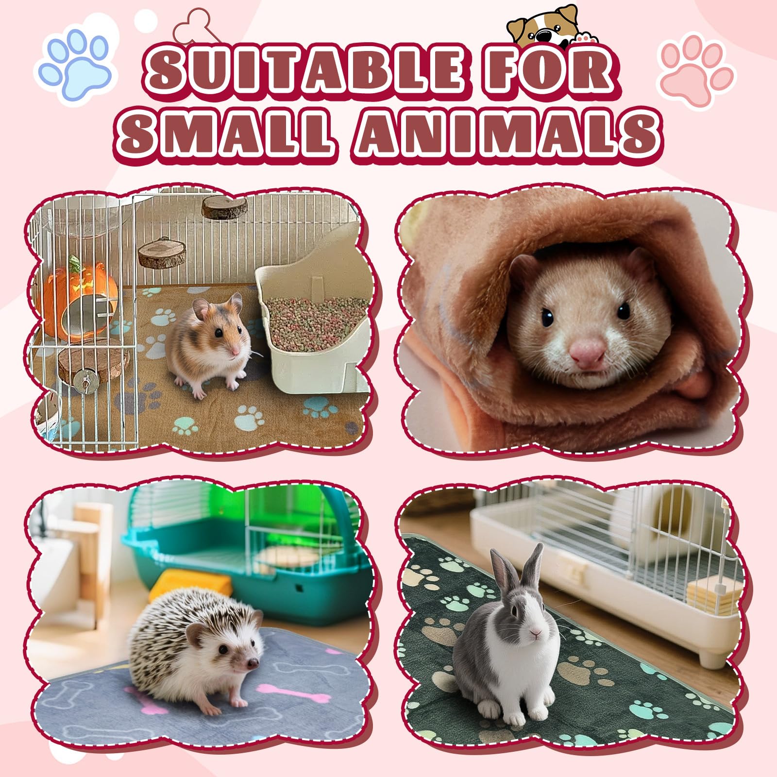 YedsIntu pet blanket sleep mat cover suitable for cages and travel.