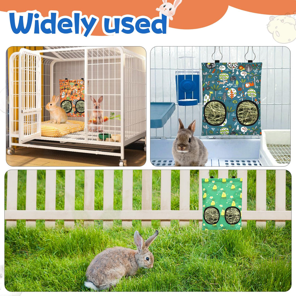YedsIntu compact hay bags fit rabbits, guinea pigs, hamsters and more.