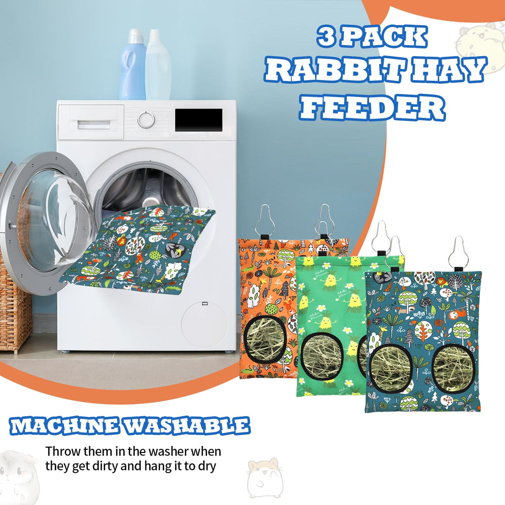 YedsIntu washable hay feeder pack is easy to clean and reuse.