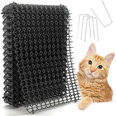 YeeLok cat-deterrent mat spikes 16x13 overview for humane boundary setting indoors and outdoors.