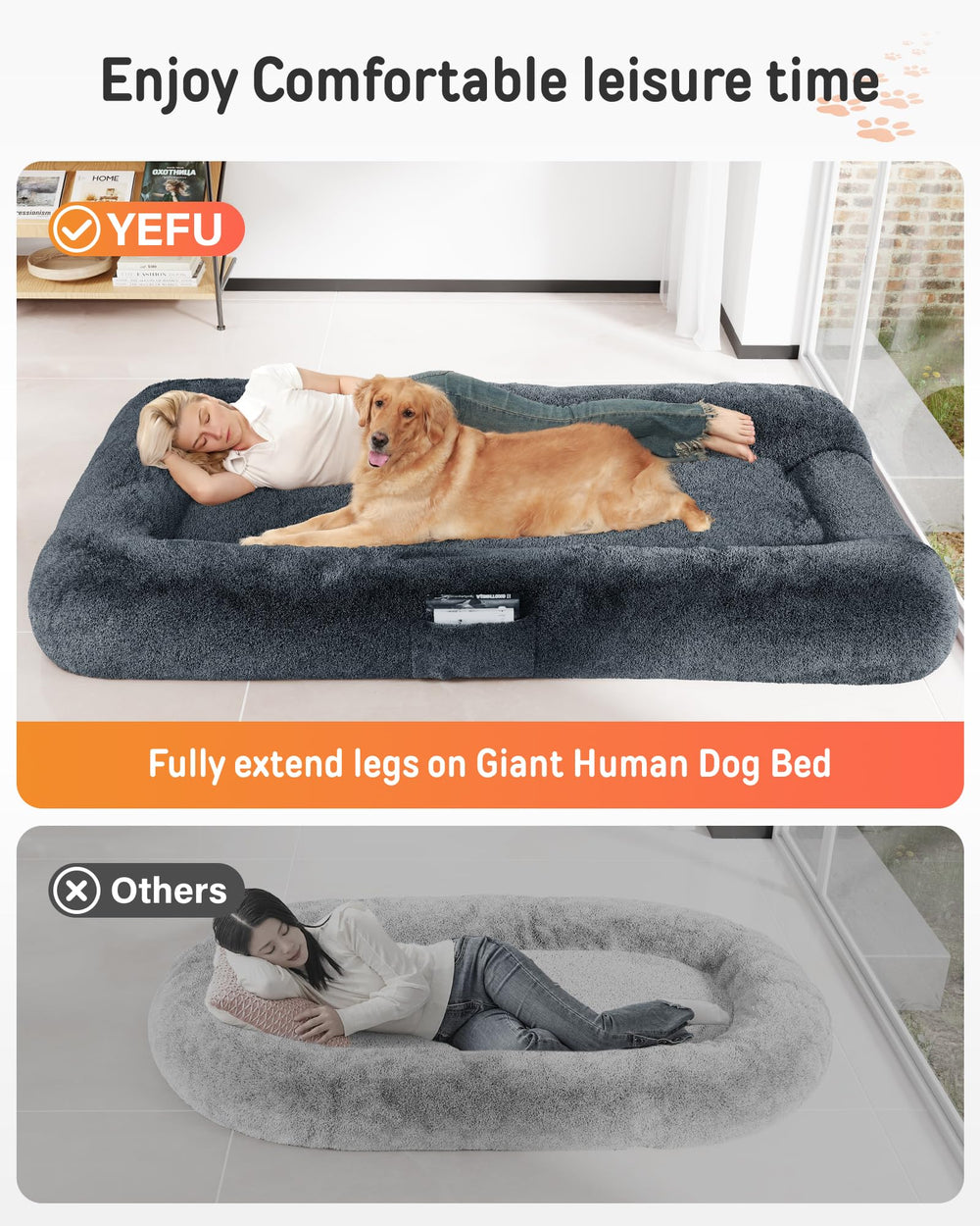 YEFU carry handle makes moving the bed between rooms simple and convenient