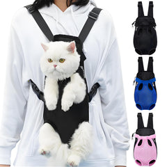 Yehenarn pet carrier backpack side view highlights breathable mesh for comfortable hiking.