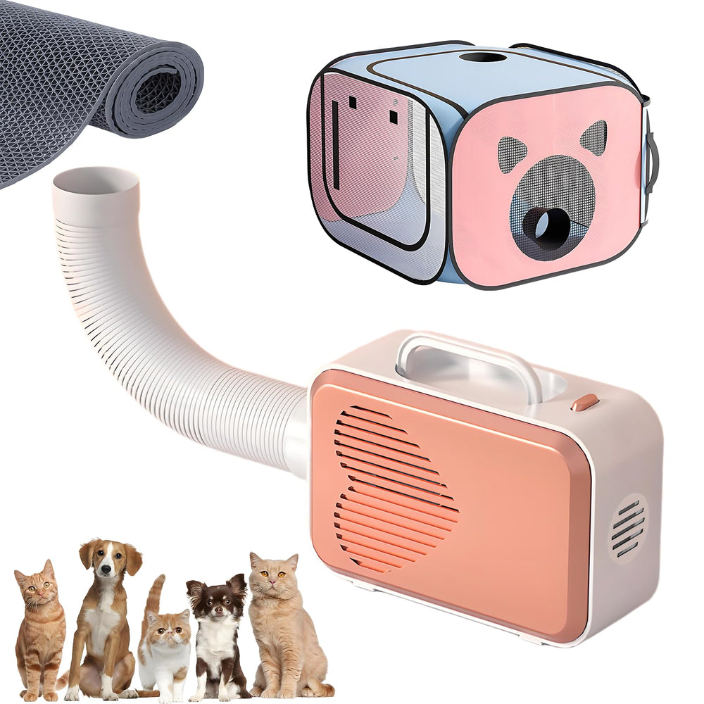 Yehenarn pet dryer box 108L open shows easy loading for quick grooming sessions.