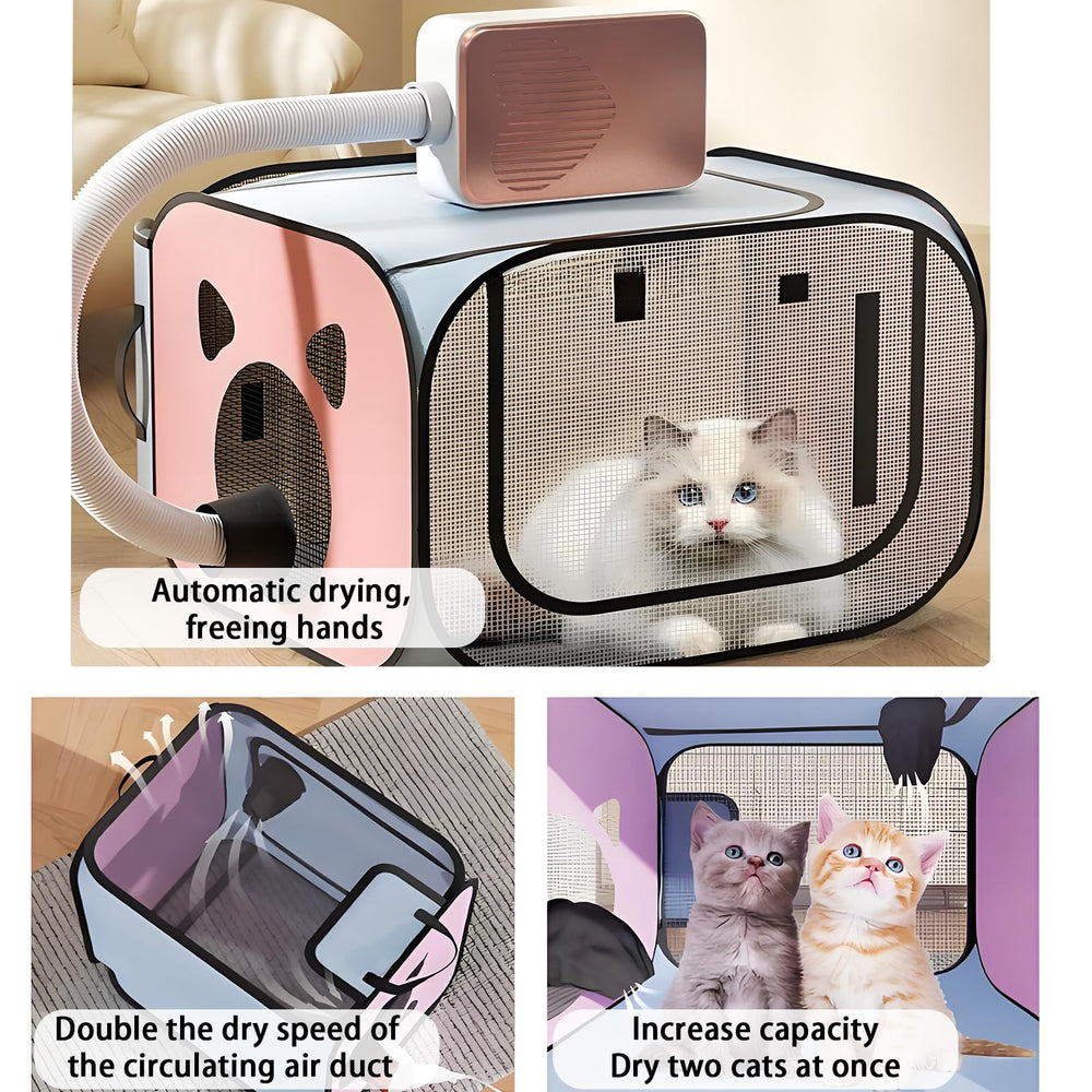 Yehenarn pet dryer box folded storage demonstrates compact, portable design.