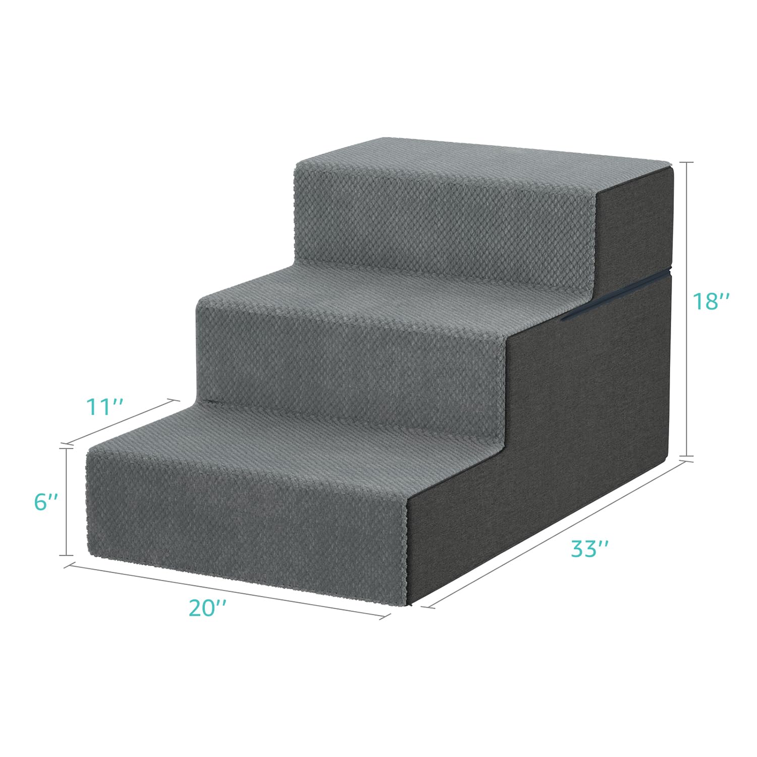 YENING stairs fabric close-up highlighting removable washable cover